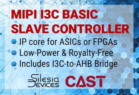 CAST MIPI I3C Basic Slave Controller IP Core